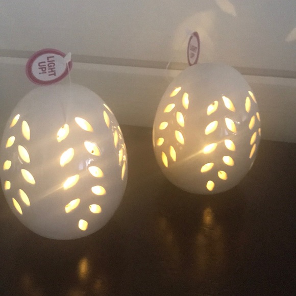 Other - New Light Up Ceramic Eggs